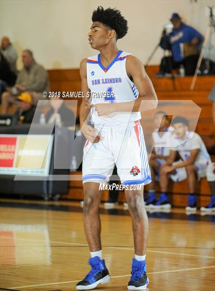 Thumbnail 2 in San Leandro vs. St. Joseph Notre Dame (Modesto Christian Holiday Hoops Classic) photogallery.