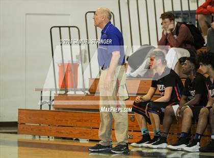 Thumbnail 1 in San Leandro vs. St. Joseph Notre Dame (Modesto Christian Holiday Hoops Classic) photogallery.