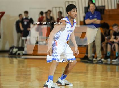 Thumbnail 1 in San Leandro vs. St. Joseph Notre Dame (Modesto Christian Holiday Hoops Classic) photogallery.