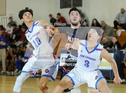 Thumbnail 3 in San Leandro vs. St. Joseph Notre Dame (Modesto Christian Holiday Hoops Classic) photogallery.