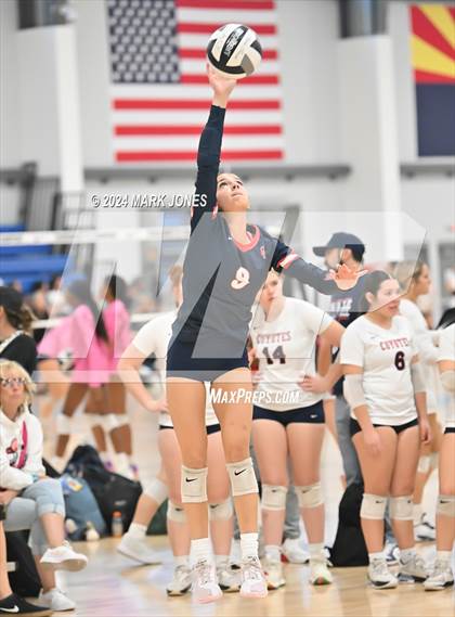 Thumbnail 3 in Notre Dame Prep vs. Centennial (Nike TOC Southwest) photogallery.