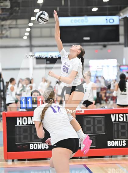 Thumbnail 2 in Notre Dame Prep vs. Centennial (Nike TOC Southwest) photogallery.