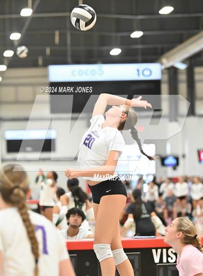 Thumbnail 1 in Notre Dame Prep vs. Centennial (Nike TOC Southwest) photogallery.