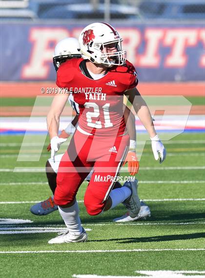 Thumbnail 1 in Grapevine Faith Christian vs. Trinity Christian (TAPPS Division 2 Semifinal) photogallery.