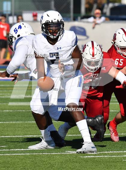 Thumbnail 2 in Grapevine Faith Christian vs. Trinity Christian (TAPPS Division 2 Semifinal) photogallery.