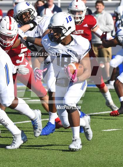 Thumbnail 1 in Grapevine Faith Christian vs. Trinity Christian (TAPPS Division 2 Semifinal) photogallery.