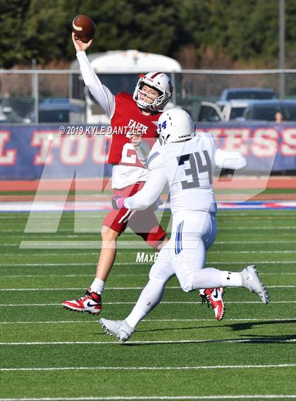 Thumbnail 3 in Grapevine Faith Christian vs. Trinity Christian (TAPPS Division 2 Semifinal) photogallery.