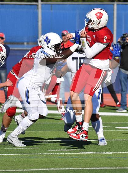 Thumbnail 3 in Grapevine Faith Christian vs. Trinity Christian (TAPPS Division 2 Semifinal) photogallery.