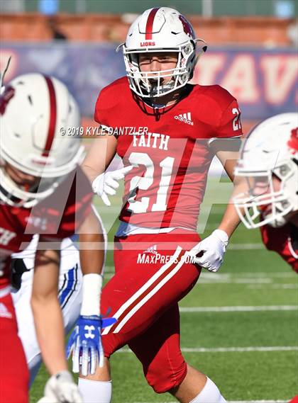 Thumbnail 2 in Grapevine Faith Christian vs. Trinity Christian (TAPPS Division 2 Semifinal) photogallery.