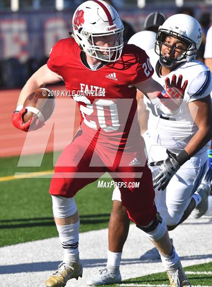 Thumbnail 2 in Grapevine Faith Christian vs. Trinity Christian (TAPPS Division 2 Semifinal) photogallery.