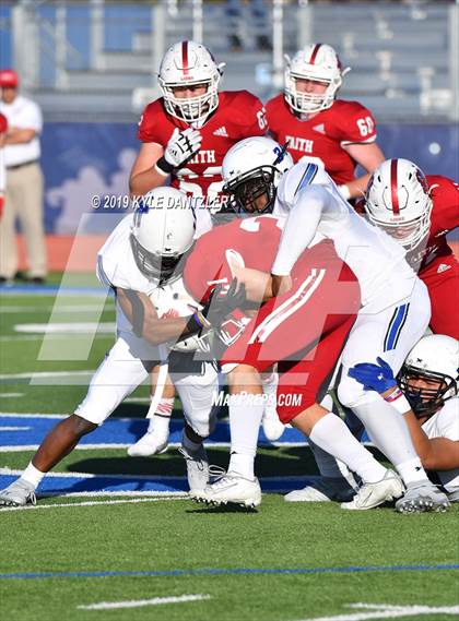 Thumbnail 2 in Grapevine Faith Christian vs. Trinity Christian (TAPPS Division 2 Semifinal) photogallery.