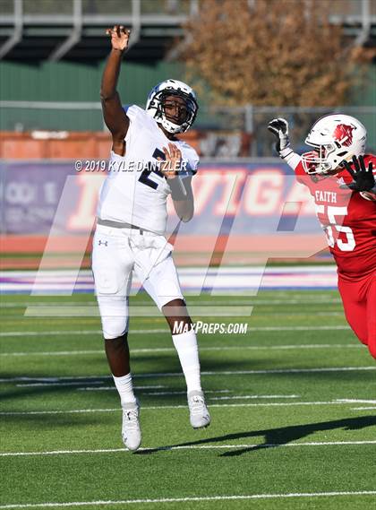 Thumbnail 1 in Grapevine Faith Christian vs. Trinity Christian (TAPPS Division 2 Semifinal) photogallery.