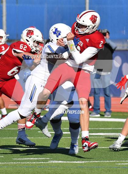 Thumbnail 1 in Grapevine Faith Christian vs. Trinity Christian (TAPPS Division 2 Semifinal) photogallery.