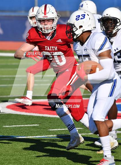 Thumbnail 1 in Grapevine Faith Christian vs. Trinity Christian (TAPPS Division 2 Semifinal) photogallery.