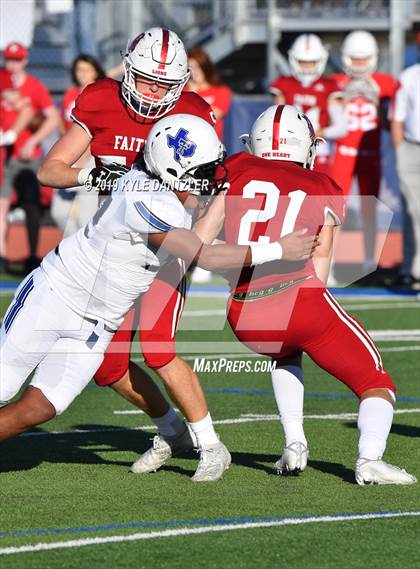 Thumbnail 3 in Grapevine Faith Christian vs. Trinity Christian (TAPPS Division 2 Semifinal) photogallery.