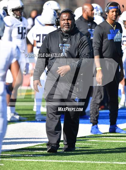 Thumbnail 3 in Grapevine Faith Christian vs. Trinity Christian (TAPPS Division 2 Semifinal) photogallery.