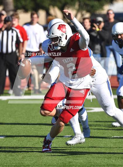 Thumbnail 2 in Grapevine Faith Christian vs. Trinity Christian (TAPPS Division 2 Semifinal) photogallery.