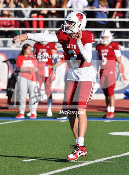 Thumbnail 2 in Grapevine Faith Christian vs. Trinity Christian (TAPPS Division 2 Semifinal) photogallery.