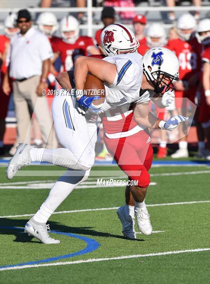 Thumbnail 1 in Grapevine Faith Christian vs. Trinity Christian (TAPPS Division 2 Semifinal) photogallery.