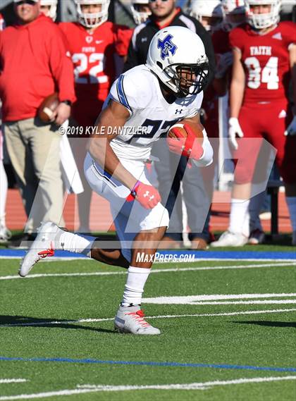 Thumbnail 1 in Grapevine Faith Christian vs. Trinity Christian (TAPPS Division 2 Semifinal) photogallery.