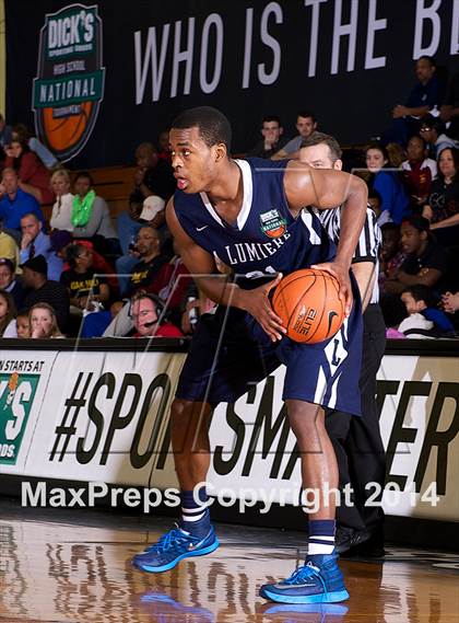 Thumbnail 1 in La Lumiere vs. Huntington St. Joseph Prep (Dick's Sporting Goods National Tournament) photogallery.