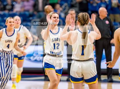 Thumbnail 3 in Lipan vs Martins Mill (UIL 2A Basketball State Semifinal) photogallery.