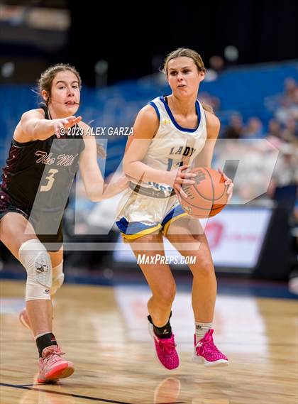 Thumbnail 1 in Lipan vs Martins Mill (UIL 2A Basketball State Semifinal) photogallery.