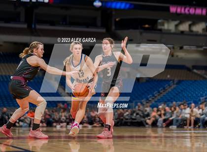 Thumbnail 3 in Lipan vs Martins Mill (UIL 2A Basketball State Semifinal) photogallery.