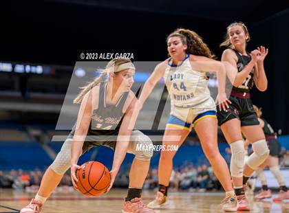 Thumbnail 1 in Lipan vs Martins Mill (UIL 2A Basketball State Semifinal) photogallery.