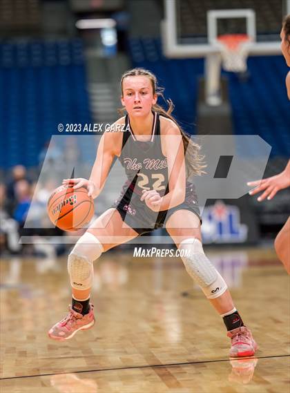 Thumbnail 2 in Lipan vs Martins Mill (UIL 2A Basketball State Semifinal) photogallery.