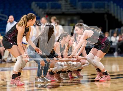 Thumbnail 1 in Lipan vs Martins Mill (UIL 2A Basketball State Semifinal) photogallery.
