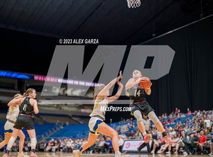 Thumbnail 1 in Lipan vs Martins Mill (UIL 2A Basketball State Semifinal) photogallery.