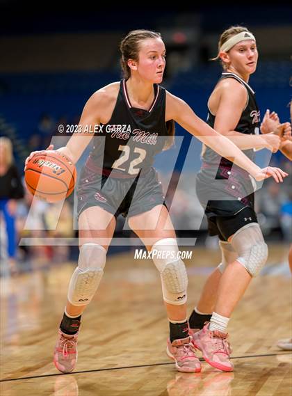 Thumbnail 3 in Lipan vs Martins Mill (UIL 2A Basketball State Semifinal) photogallery.