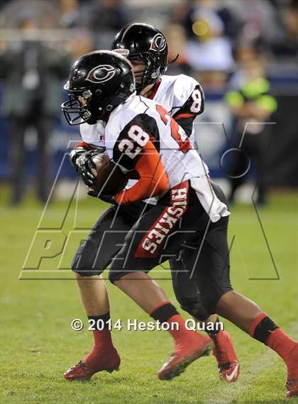 Thumbnail 2 in St. John Bosco vs. Centennial (CIF-SS PAC 5 Final) photogallery.