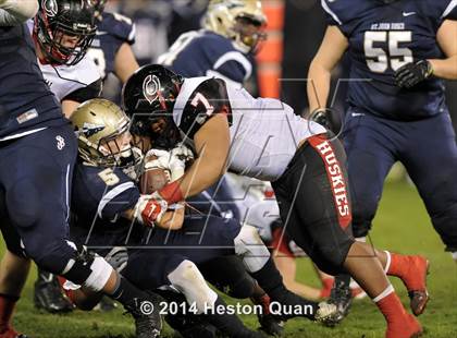 Thumbnail 3 in St. John Bosco vs. Centennial (CIF-SS PAC 5 Final) photogallery.