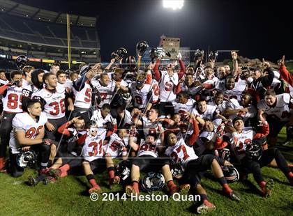 Thumbnail 1 in St. John Bosco vs. Centennial (CIF-SS PAC 5 Final) photogallery.