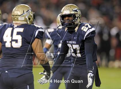 Thumbnail 3 in St. John Bosco vs. Centennial (CIF-SS PAC 5 Final) photogallery.