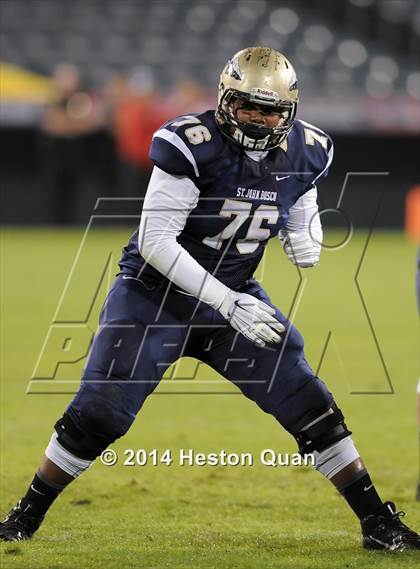 Thumbnail 2 in St. John Bosco vs. Centennial (CIF-SS PAC 5 Final) photogallery.