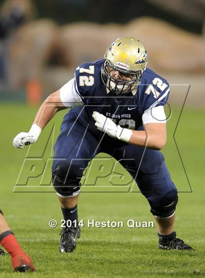 Thumbnail 2 in St. John Bosco vs. Centennial (CIF-SS PAC 5 Final) photogallery.