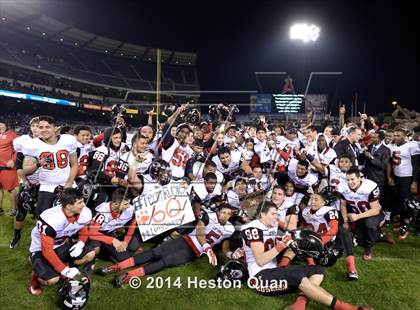Thumbnail 3 in St. John Bosco vs. Centennial (CIF-SS PAC 5 Final) photogallery.