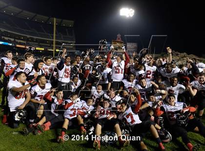 Thumbnail 2 in St. John Bosco vs. Centennial (CIF-SS PAC 5 Final) photogallery.