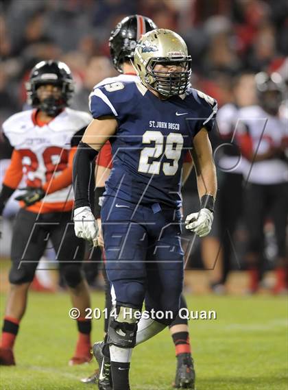 Thumbnail 2 in St. John Bosco vs. Centennial (CIF-SS PAC 5 Final) photogallery.