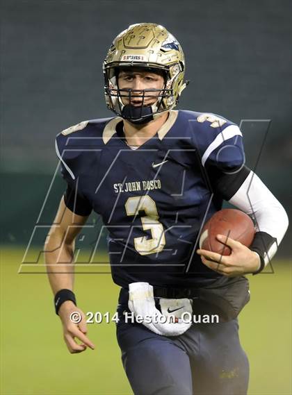 Thumbnail 3 in St. John Bosco vs. Centennial (CIF-SS PAC 5 Final) photogallery.
