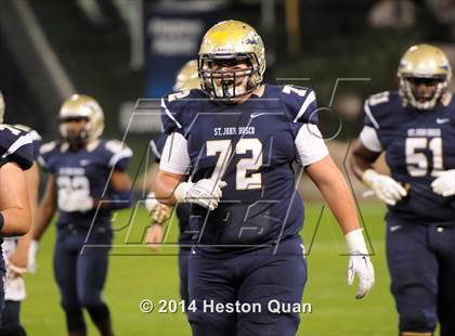 Thumbnail 2 in St. John Bosco vs. Centennial (CIF-SS PAC 5 Final) photogallery.