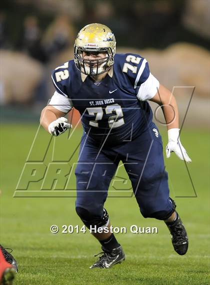 Thumbnail 1 in St. John Bosco vs. Centennial (CIF-SS PAC 5 Final) photogallery.
