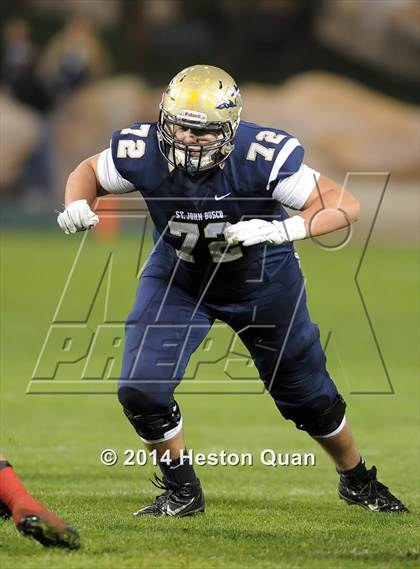 Thumbnail 3 in St. John Bosco vs. Centennial (CIF-SS PAC 5 Final) photogallery.