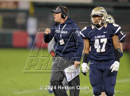 Thumbnail 3 in St. John Bosco vs. Centennial (CIF-SS PAC 5 Final) photogallery.
