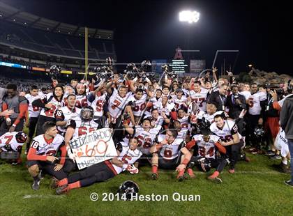 Thumbnail 3 in St. John Bosco vs. Centennial (CIF-SS PAC 5 Final) photogallery.