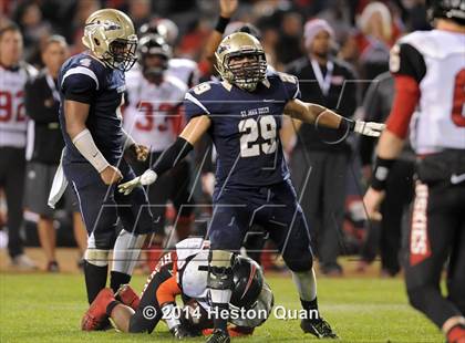 Thumbnail 1 in St. John Bosco vs. Centennial (CIF-SS PAC 5 Final) photogallery.