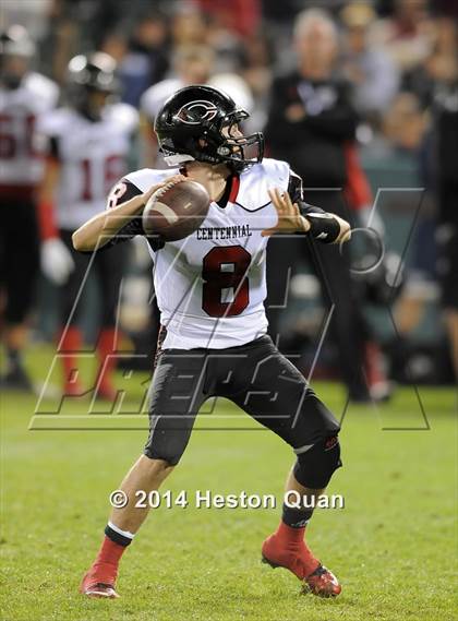 Thumbnail 1 in St. John Bosco vs. Centennial (CIF-SS PAC 5 Final) photogallery.